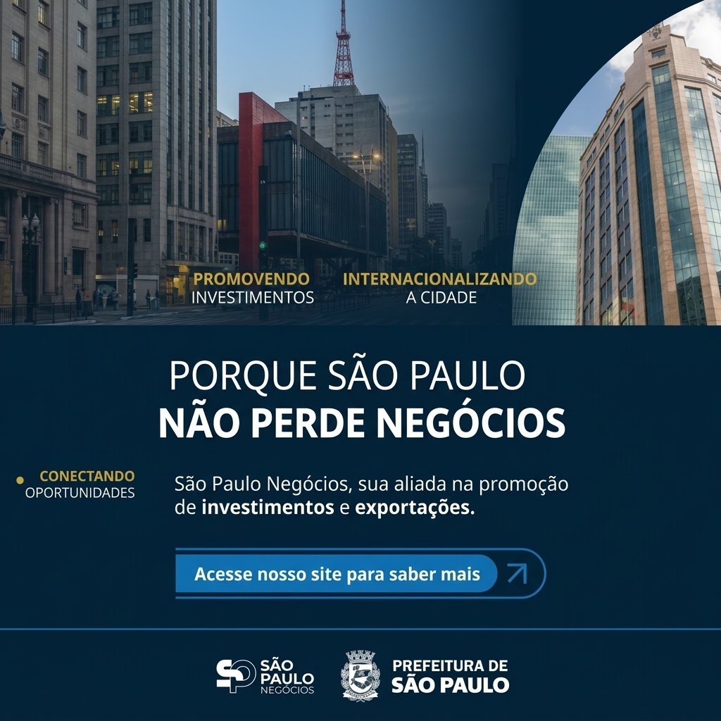 A São Paulo Negócios é a agência oficial de promoção de investimentos da cidade de São Paulo, vinculada ao governo municipal.